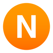 🇳 Emoji Indicador regional símbolo letra N en JoyPixels 4.0.