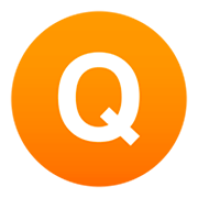 🇶 Emoji Letra do símbolo indicador regional Q na JoyPixels 4.0.