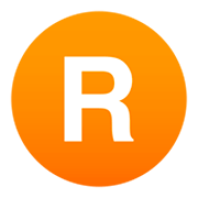 🇷 Emoji Letra do símbolo indicador regional R na JoyPixels 4.0.