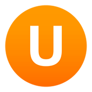 🇺 Emoji Indicador regional símbolo letra U en JoyPixels 4.0.