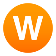🇼 Emoji Indicador regional símbolo letra W en JoyPixels 4.0.