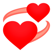 Emoji 💞 Cuori Che Girano su JoyPixels 4.0.