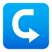 ↪️ Emoji Flecha Izquierda Curvándose A La Derecha en JoyPixels 4.0.