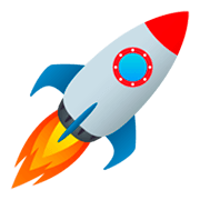 🚀 Emoji Cohete en JoyPixels 4.0.
