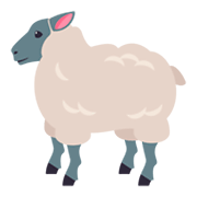 Émoji 🐑 Mouton sur JoyPixels 4.0.