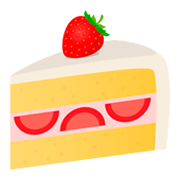 🍰 Emoji Pão De Ló De Morango na JoyPixels 4.0.