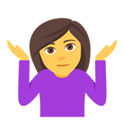 Émoji 🤷 Personne Qui Hausse Les épaules sur JoyPixels 4.0.