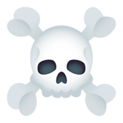 ☠️ Emoji Totenkopf mit gekreuzten Knochen JoyPixels 4.0.