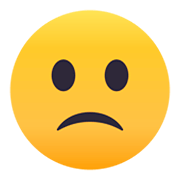 Emoji 🙁 Faccina Leggermente Imbronciata su JoyPixels 4.0.