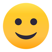 🙂 Emoji leicht lächelndes Gesicht JoyPixels 4.0.