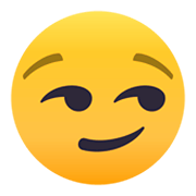 😏 Emoji Rosto Com Sorriso Maroto na JoyPixels 4.0.