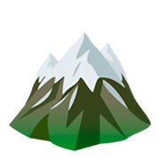 🏔️ Emoji schneebedeckter Berg JoyPixels 4.0.