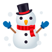 ☃️ Emoji Muñeco De Nieve Con Nieve en JoyPixels 4.0.