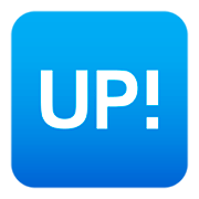 Emoji 🆙 Pulsante UP! su JoyPixels 4.0.