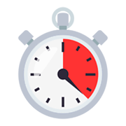 Émoji ⏱️ Chronomètre sur JoyPixels 4.0.