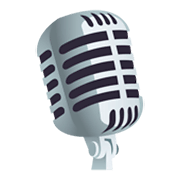 🎙️ Emoji Studiomikrofon JoyPixels 4.0.