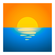 🌅 Emoji Sonnenaufgang über dem Meer JoyPixels 4.0.