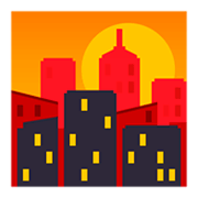 🌇 Emoji Sonnenuntergang in der Stadt JoyPixels 4.0.