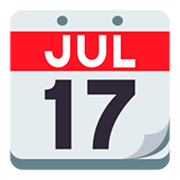 📆 Emoji Calendario Recortable en JoyPixels 4.0.