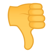 👎 Emoji Polegar Para Baixo na JoyPixels 4.0.