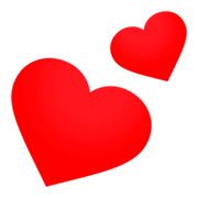 Émoji 💕 Deux Cœurs sur JoyPixels 4.0.