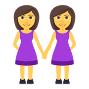 👭 Emoji Mujeres De La Mano en JoyPixels 4.0.
