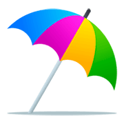 Émoji ⛱️ Parasol Sur Le Sol sur JoyPixels 4.0.