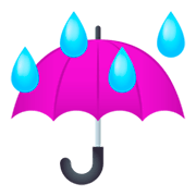 Emoji ☔ Ombrello Con Gocce Di Pioggia su JoyPixels 4.0.