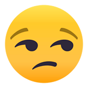 😒 Emoji Rosto Aborrecido na JoyPixels 4.0.