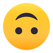 🙃 Emoji Rosto De Cabeça Para Baixo na JoyPixels 4.0.