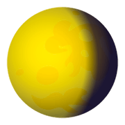 Émoji 🌖 Lune Gibbeuse Décroissante sur JoyPixels 4.0.