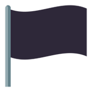 Émoji 🏴 Drapeau Noir sur JoyPixels 4.0.