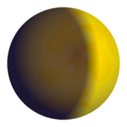 🌒 Emoji Luna Creciente en JoyPixels 4.0.