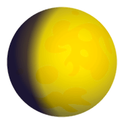 🌔 Emoji Luna Gibosa Creciente en JoyPixels 4.0.