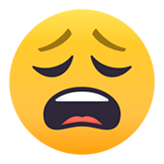 😩 Emoji Rosto Desolado na JoyPixels 4.0.