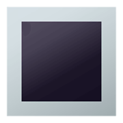 Emoji 🔳 Tasto Quadrato Nero Con Bordo Bianco su JoyPixels 4.0.