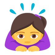 Emoji 🙇‍♀️ Donna Che Fa Inchino Profondo su JoyPixels 4.0.