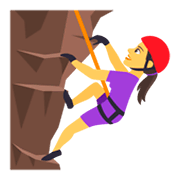 🧗‍♀️ Emoji Mujer Escalando en JoyPixels 4.0.