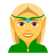 Émoji 🧝‍♀️ Elfe Femme sur JoyPixels 4.0.