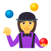 🤹‍♀️ Emoji Mulher Malabarista na JoyPixels 4.0.