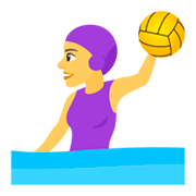 Émoji 🤽‍♀️ Joueuse De Water-polo sur JoyPixels 4.0.