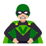🦹🏼‍♀️ Emoji Supervilã: Pele Morena Clara na JoyPixels 4.0.