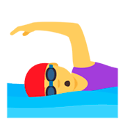 🏊‍♀️ Emoji Mujer Nadando en JoyPixels 4.0.