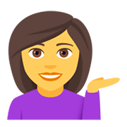 💁‍♀️ Emoji Infoschalter-Mitarbeiterin JoyPixels 4.0.