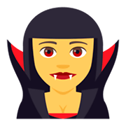 Émoji 🧛‍♀️ Vampire Femme sur JoyPixels 4.0.