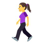 Émoji 🚶‍♀️ Femme Qui Marche sur JoyPixels 4.0.