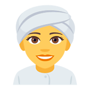 👳‍♀️ Emoji Frau mit Turban JoyPixels 4.0.