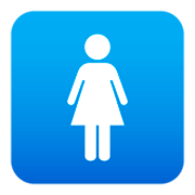 Emoji 🚺 Simbolo Del Bagno Delle Donne su JoyPixels 4.0.