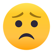😟 Emoji besorgtes Gesicht JoyPixels 4.0.
