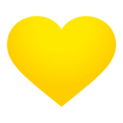 💛 Emoji Corazón Amarillo en JoyPixels 4.0.
